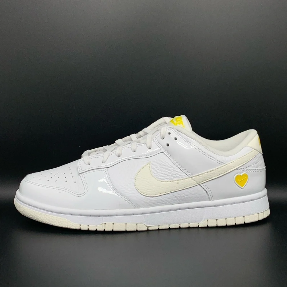 Nike Dunk Low‎ Valentine's Day Shoes FD0803-100 Men's Sz 8.5 Women's Sz 10 New!